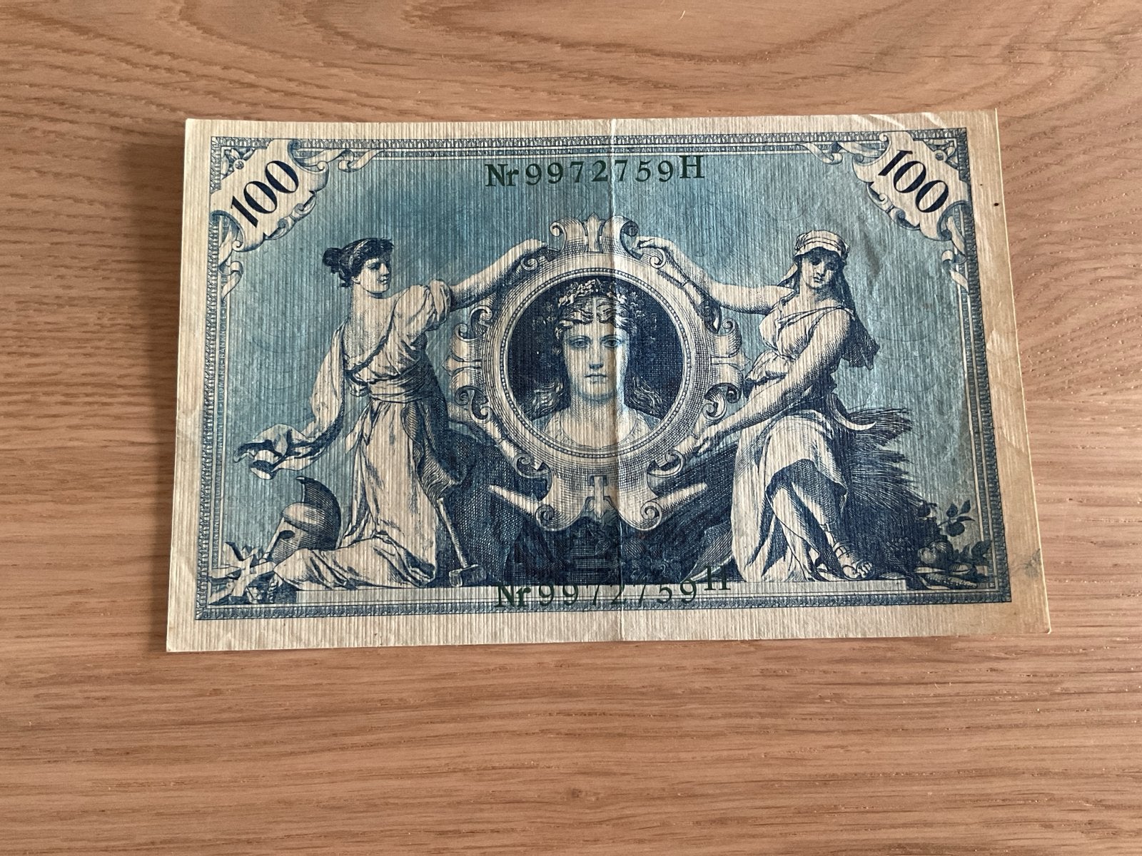 Historisch Duits 100 Mark biljet uit 1908, Ophalen of Verzenden, Duitsland, Los biljet