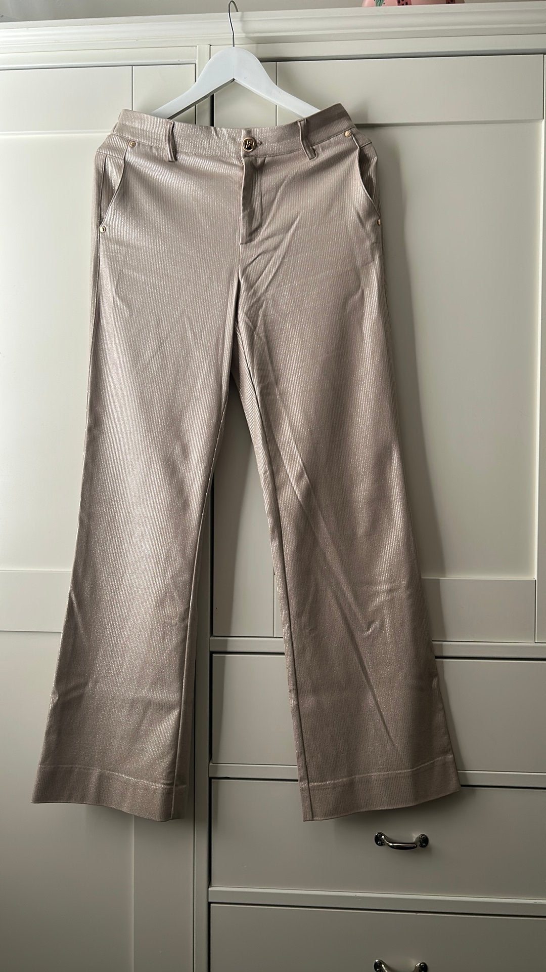 Nieuwe broek van Zizo maat 36, Beige, Nieuw, Ophalen of Verzenden, Maat 36 (S)