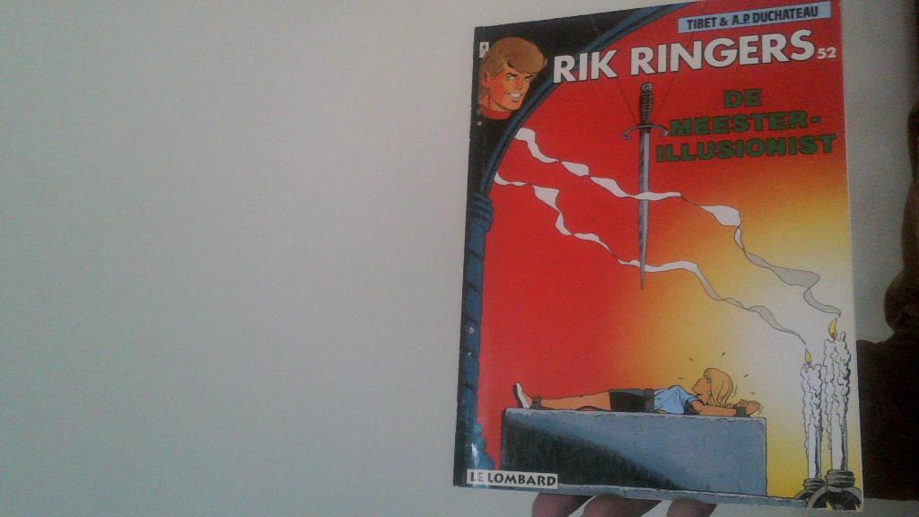 rik ringers 52 de meester illusionist eerste druk le lombard, Boeken, Eén stripboek, Verzenden, Zo goed als nieuw