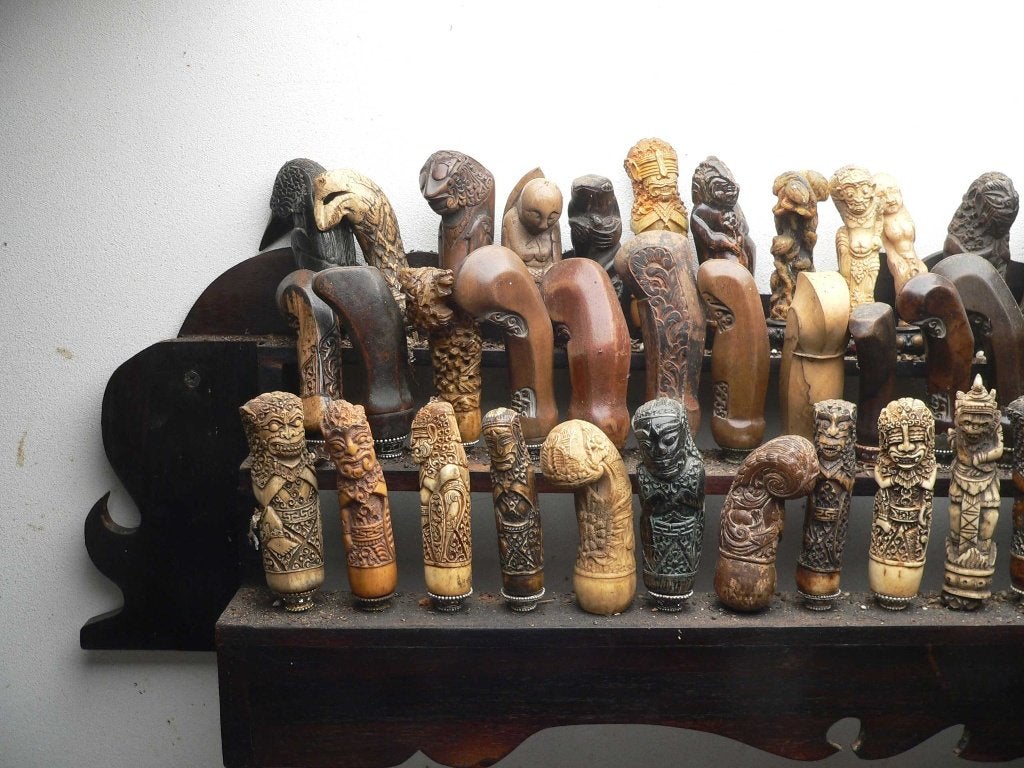Keris grepen GR3 Kris ukiran kunst beeld Indonesie Indie, Ophalen of Verzenden