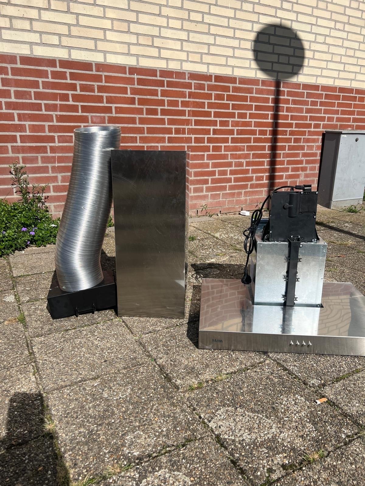 Nieuwe ETNA RVS afzuigkap – compleet – nooit gebruikt, Ophalen, Onderbouw afzuigkap, Nieuw, Motor