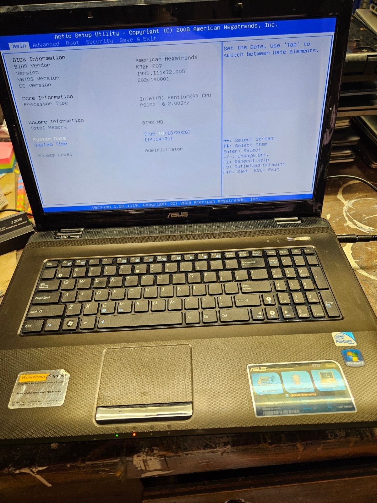 15 stuks laptops voor onderdelen of reparatie, Computers en Software, Ophalen, Niet werkend, Onbekend, SSD