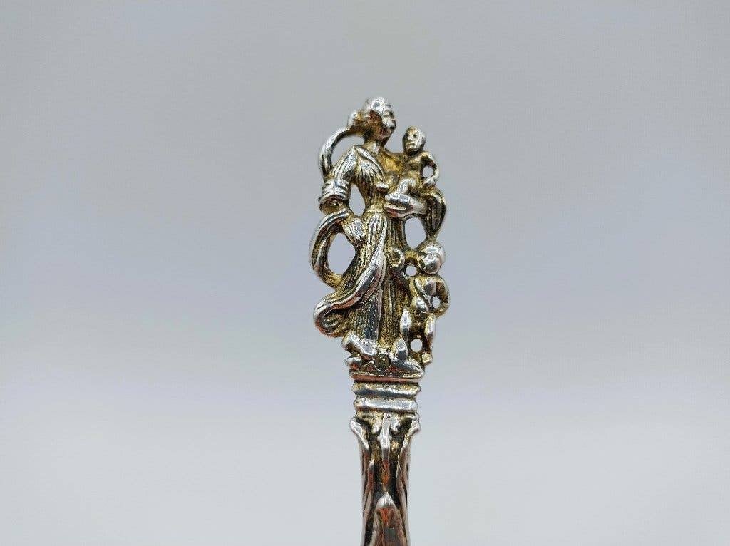 Zilveren gelegenheidslepel, A. de Haas, Sneek, 1883, Verzenden, Zilver