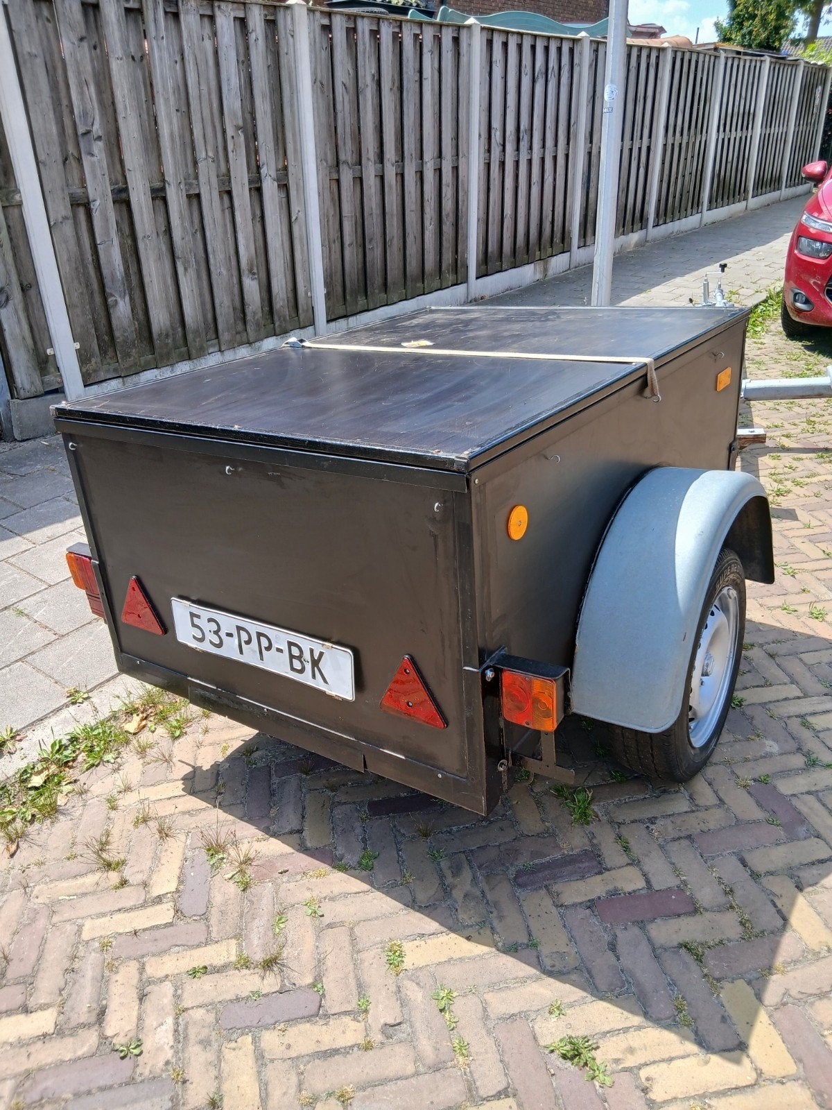 Zelfbouw bagagewagen / aanhanger voor vakantie, Ophalen of Verzenden, Gebruikt