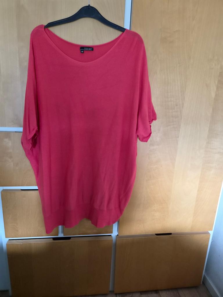 Norah roze oversized trui maat 48, Maat 46/48 (XL) of groter, Ophalen of Verzenden, Zo goed als nieuw, Norah