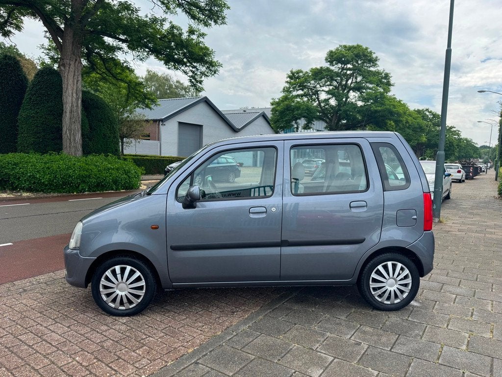 Opel Agila 1.2-16V Flexx cool A-C Elek Pakket Strbkr Apk 03-, Voorwielaandrijving, Stof, Zwart, 4 cilinders