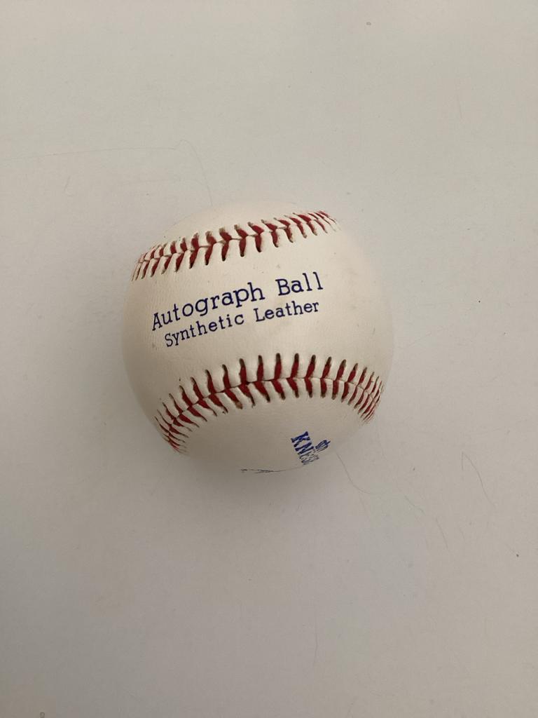 Honkbal Autograph Ball - Synthetisch Leer, Ophalen of Verzenden, Zo goed als nieuw
