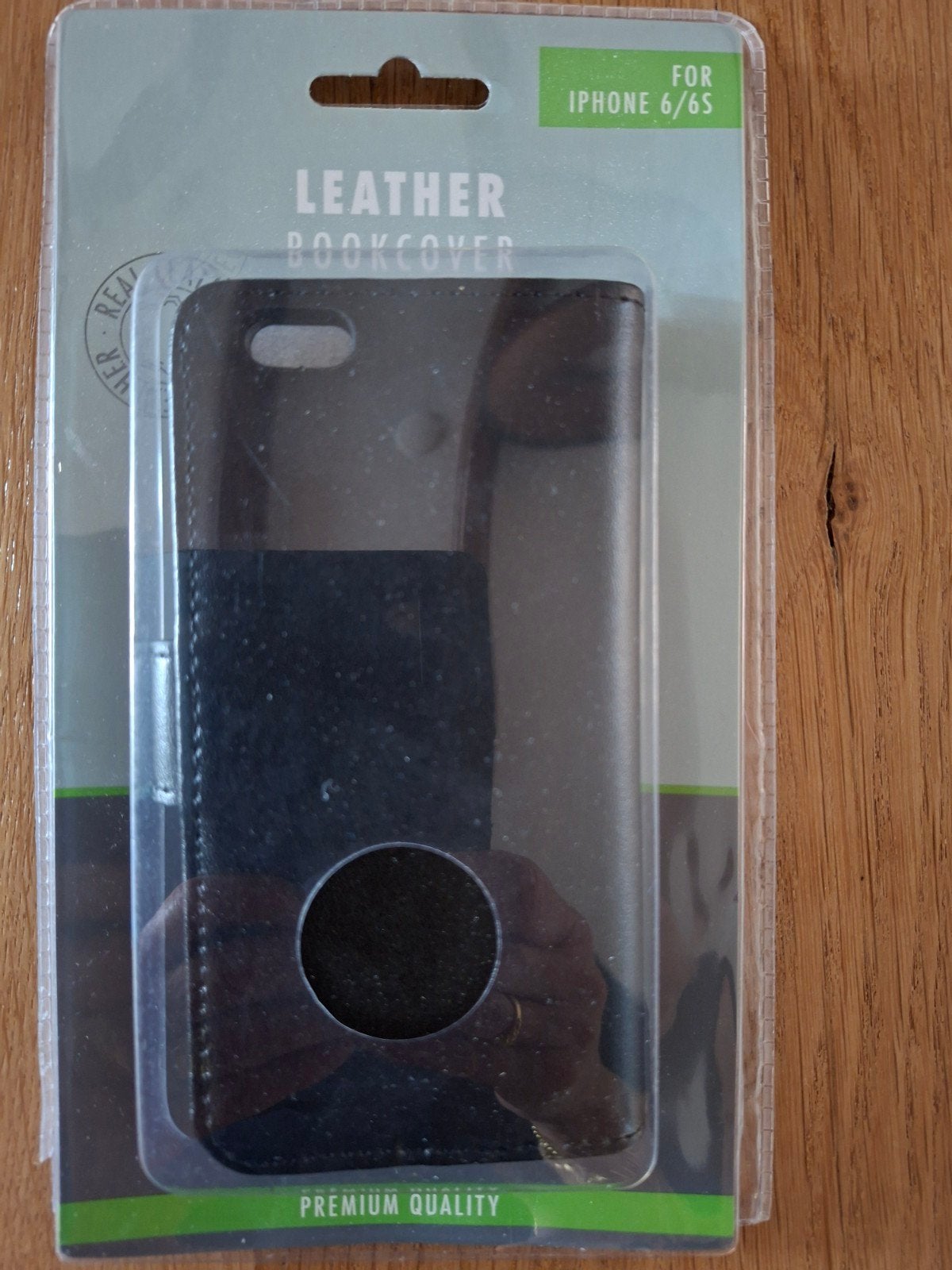 leder iPhone 6/6S zwart, Telecommunicatie, Mobiele telefoons | Hoesjes en Frontjes | Apple iPhone, IPhone 6, Zwart, Nieuw, Ophalen of Verzenden