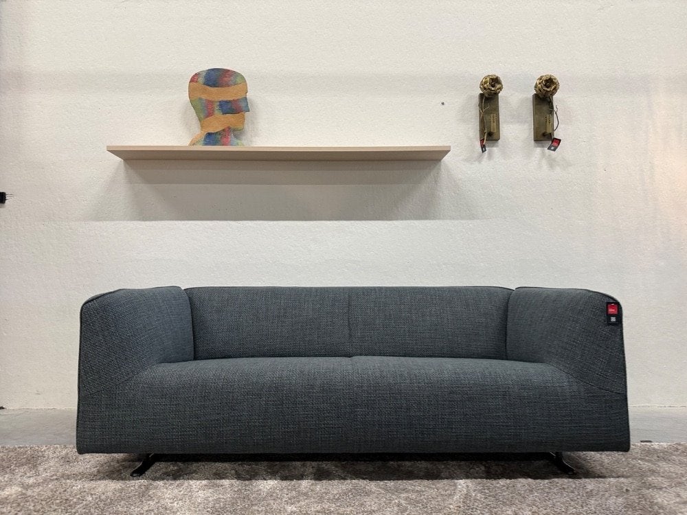 Nieuw Pode Marv 3 Zits Bank Migo stof grijs Design 224, Leolux, Info@leolux.nl, 75 tot 100 cm, Ophalen of Verzenden