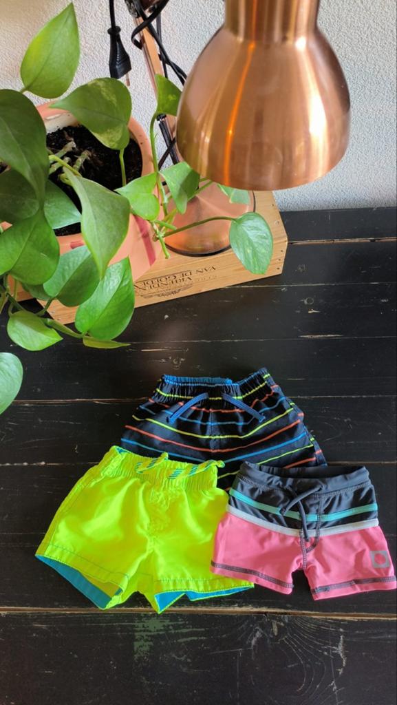 Zwembroeken set maat 62/68, 74 en 80, Kinderen en Baby's, Babykleding | Overige, Ophalen of Verzenden