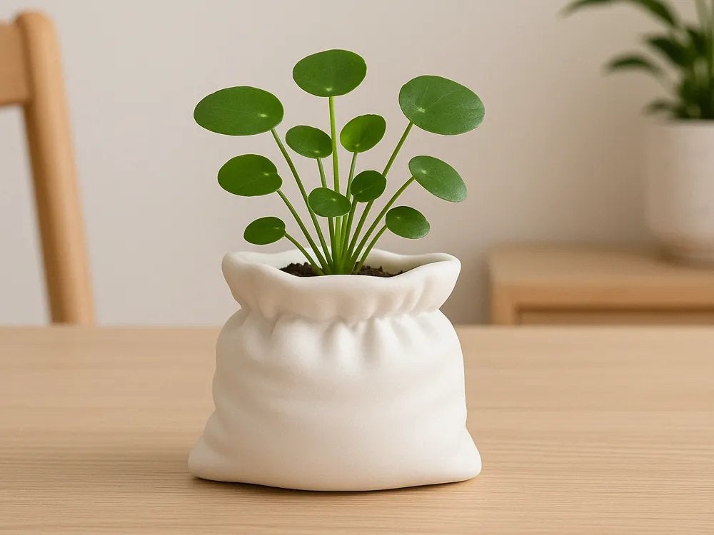 Witte kunststof bloempot - ideaal voor binnen, D, Kunststof, Binnen, Ophalen of Verzenden