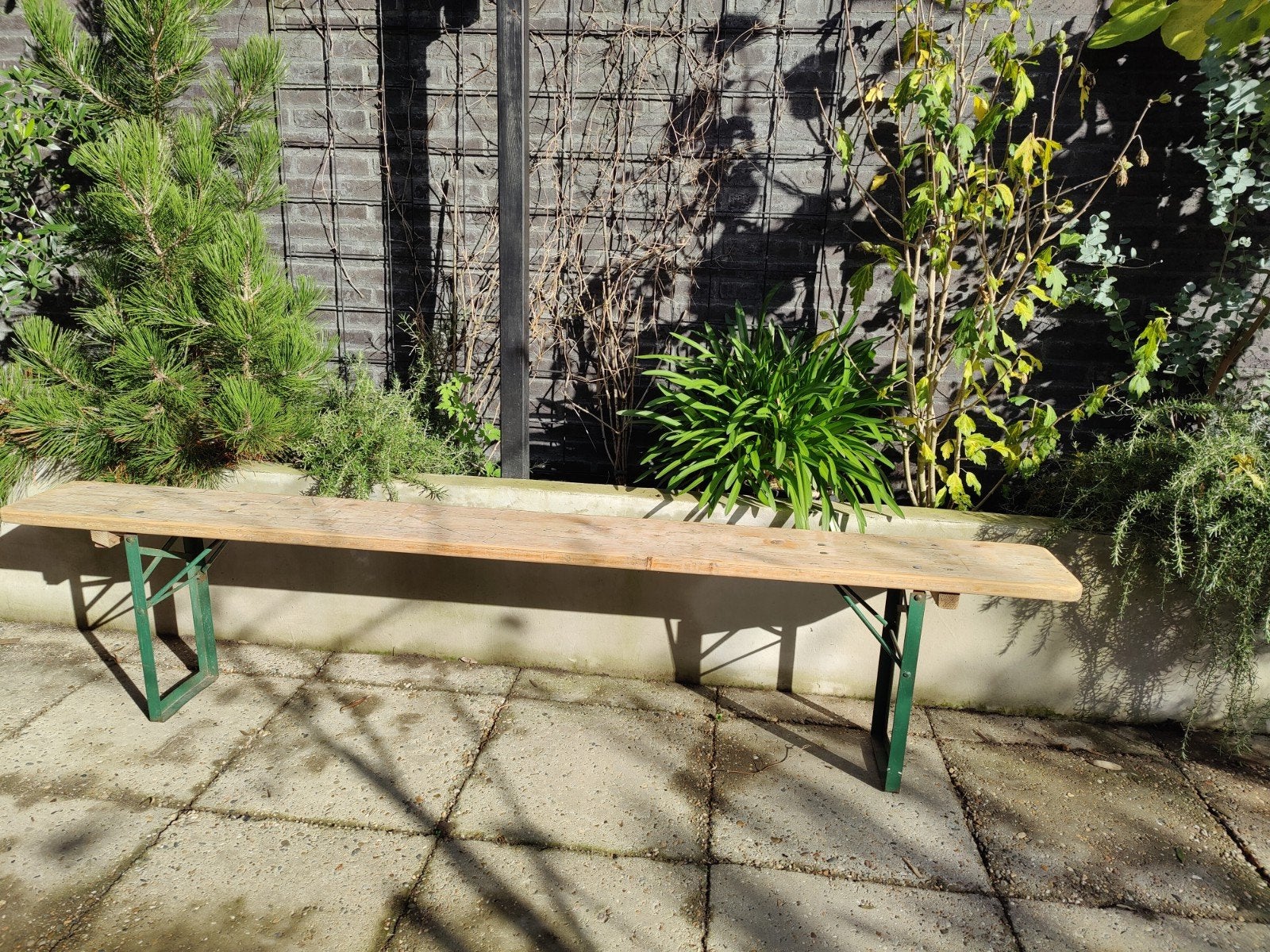 stevige bierbanken/ tuinbank, Ophalen, Rechthoekig, Hout