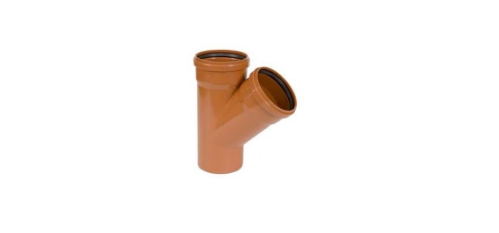 50 Y-Stukken 110mm met Manchet NIEUW, Ophalen, Afvoer, Pvc, Nieuw