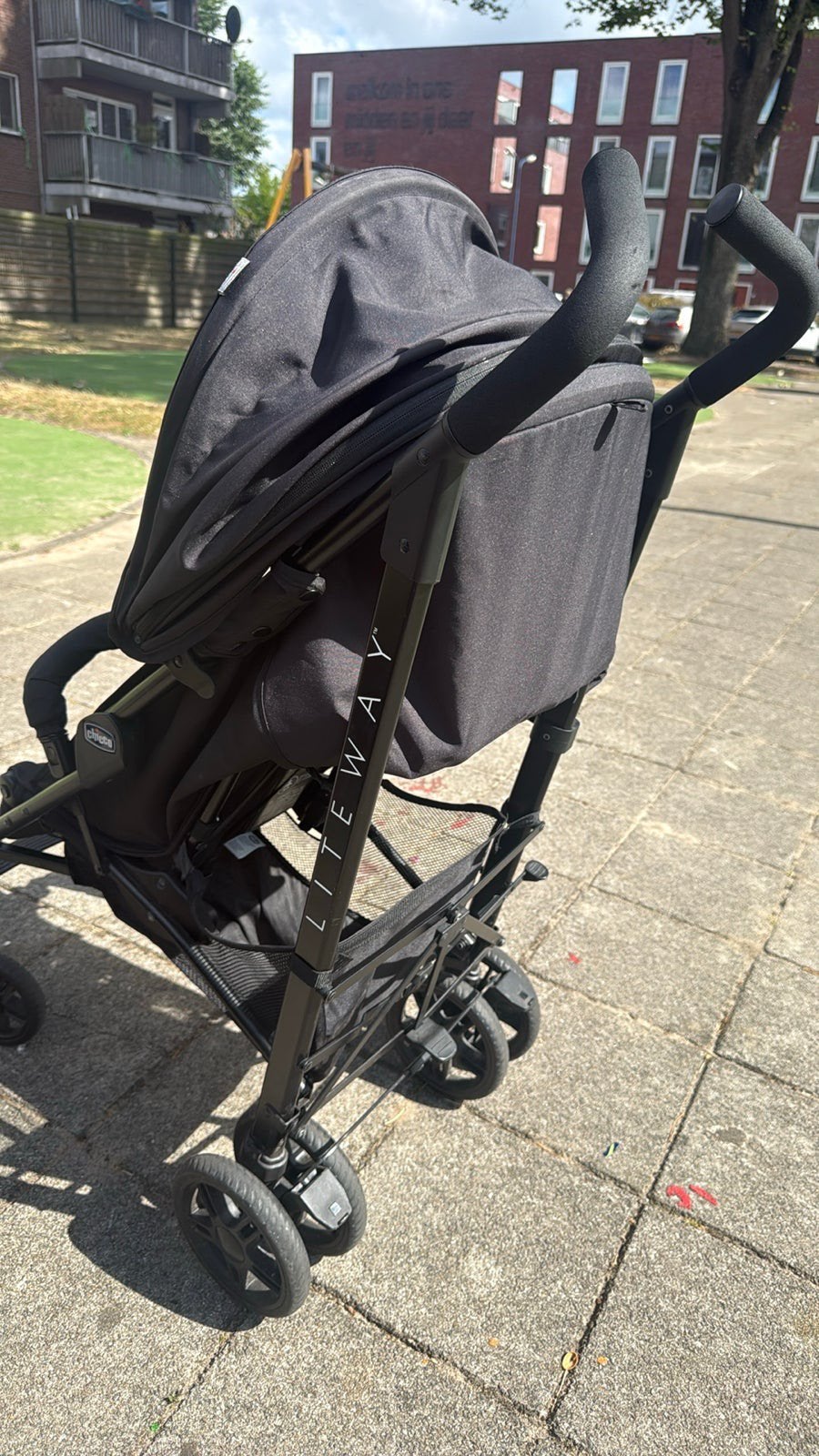 Chicco liteway buggy zwart, Kinderen en Baby's, Buggy's, Ophalen, Gebruikt
