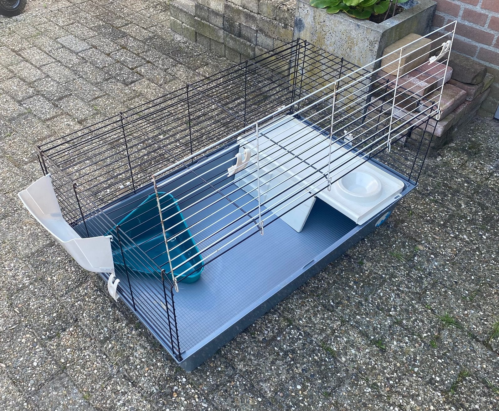 konijn-, caviahok, Dieren en Toebehoren, Kooi, Gebruikt, Konijn, 75 tot 110 cm