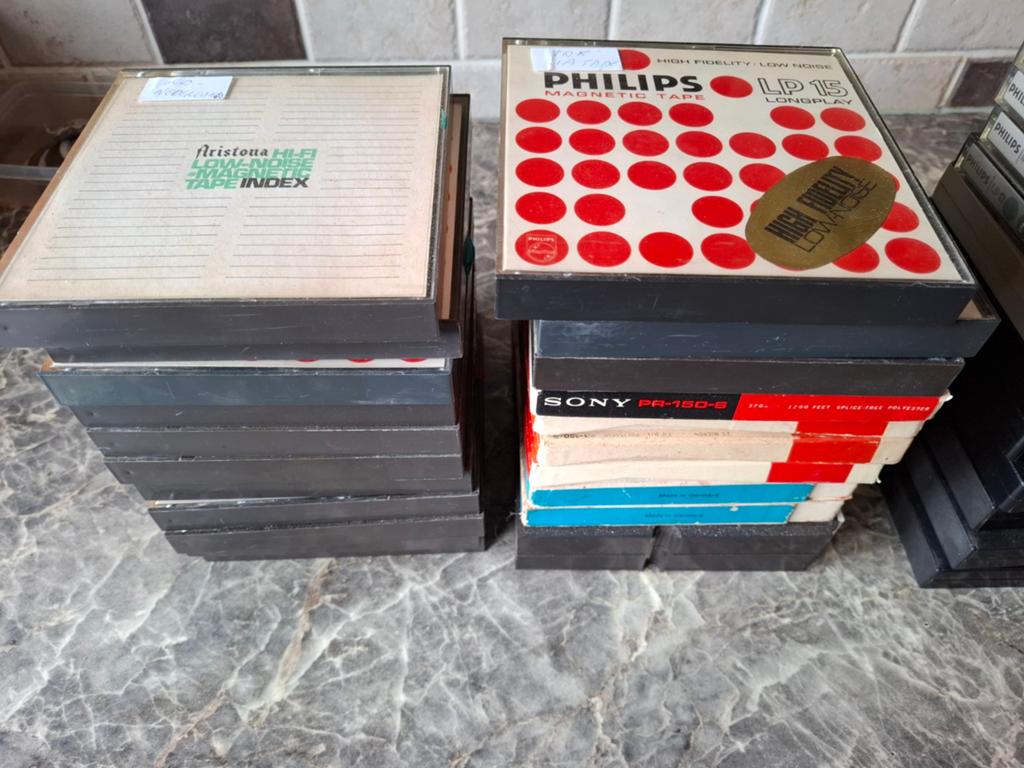 Tapedeck tape's:22x15cm en 11x13 cm,liefst in 1 koop, Audio, Tv en Foto, Bandrecorders, Ophalen of Verzenden