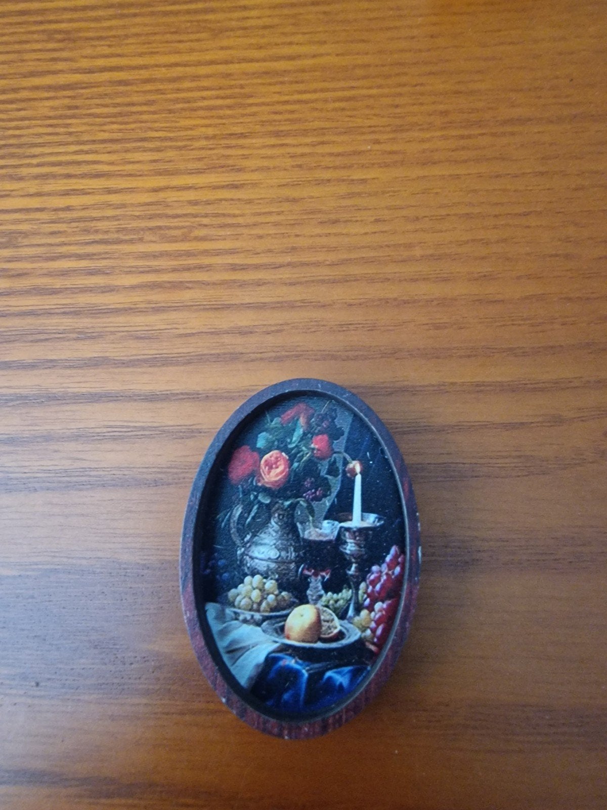 Miniatuur Poppenhuis Schilderij Stilleven 5x3.5 cm, Verzamelen, Ophalen of Verzenden
