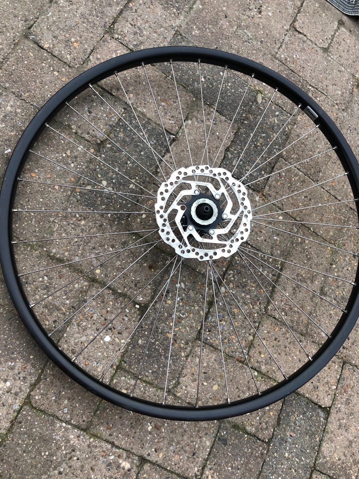 🔴fietswiel set met schijfrem shimano- Zo goed als nieuw, Fietsen en Brommers, Fietsonderdelen, Wiel, Ophalen of Verzenden, Zo goed als nieuw