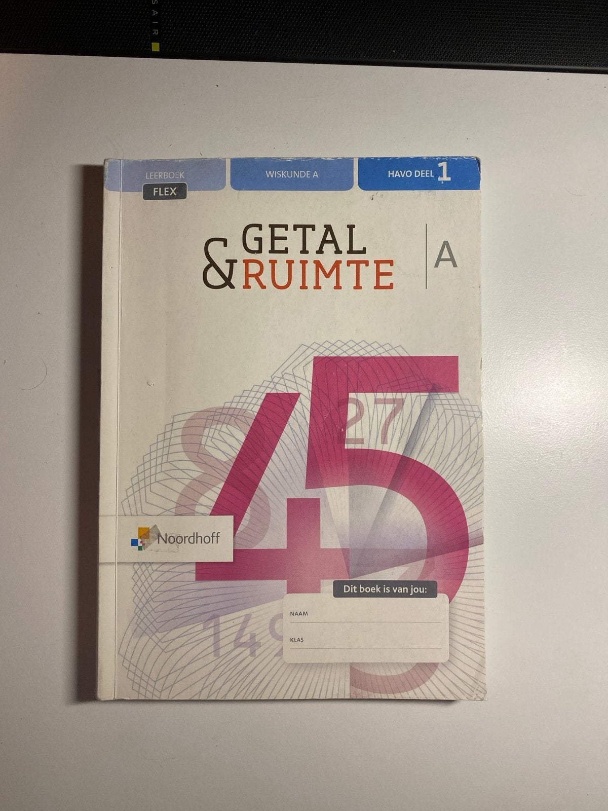 Getal & Ruimte Wiskunde A HAVO deel 1 - Noordhoff, Ophalen of Verzenden, Gelezen, HAVO, Wiskunde A