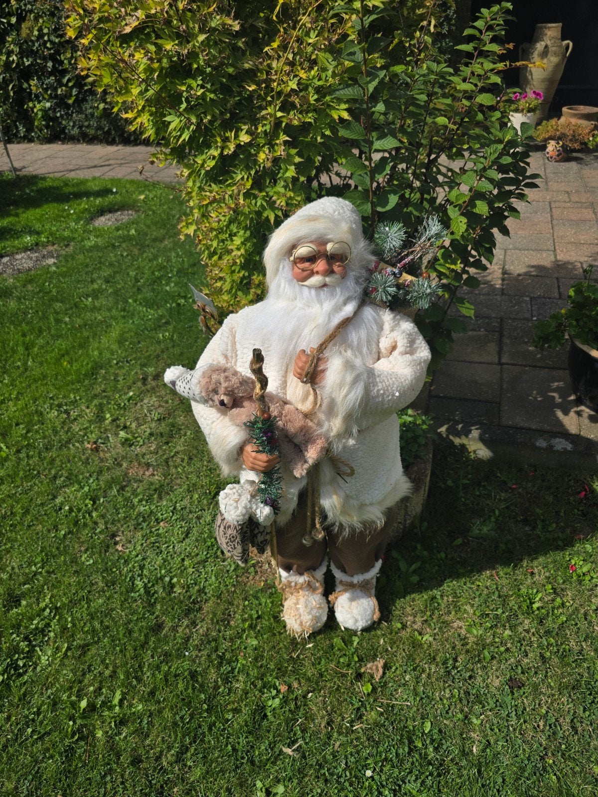 De 'knuffel' KERSTMAN ong. 80 cm, Diversen, Ophalen of Verzenden, Zo goed als nieuw