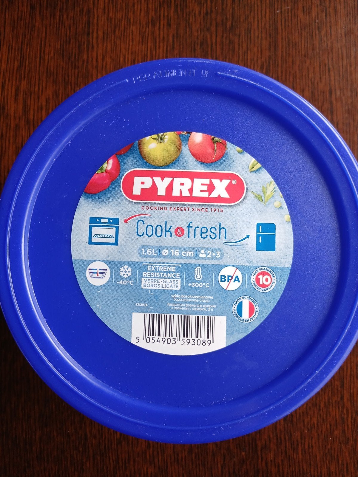 Pyrex Cook & Fresh Glazen Voorraadpot met Blauw Deksel, Huis en Inrichting, Keuken | Keukenbenodigdheden, Nieuw, Ophalen of Verzenden