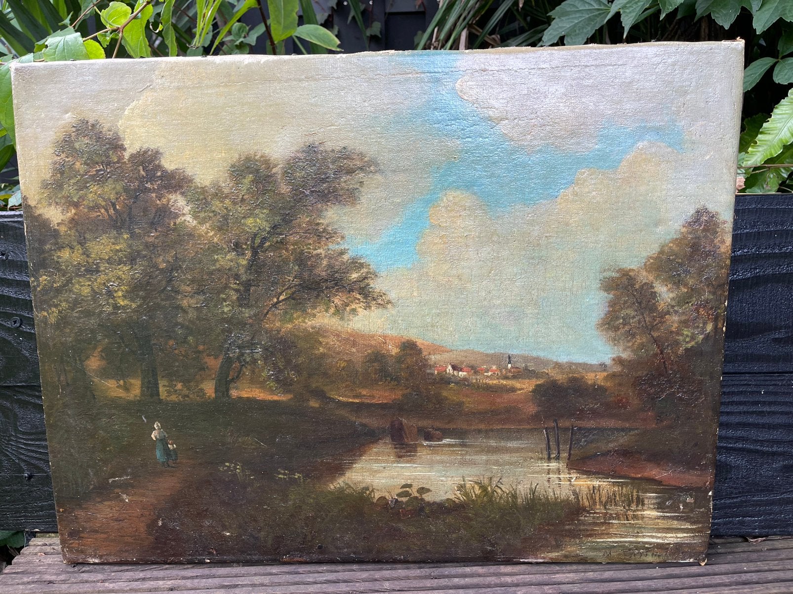 Oud schilderij, Antiek en Kunst, Ophalen of Verzenden