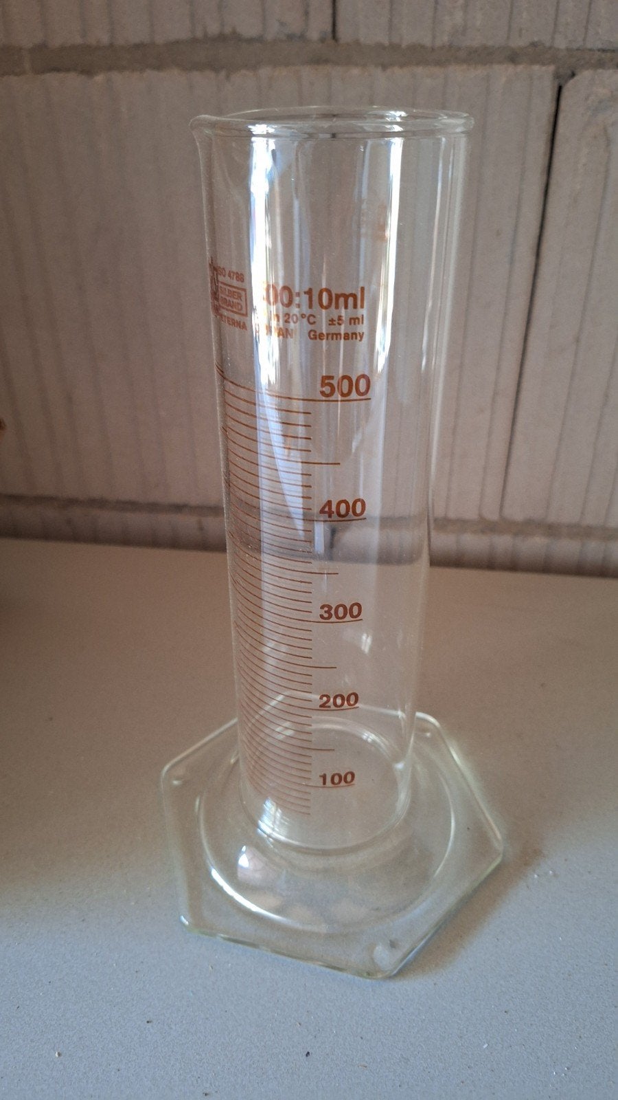 Laboratorium glaswerk. Maatglas 7stuks, Ophalen, Nieuw