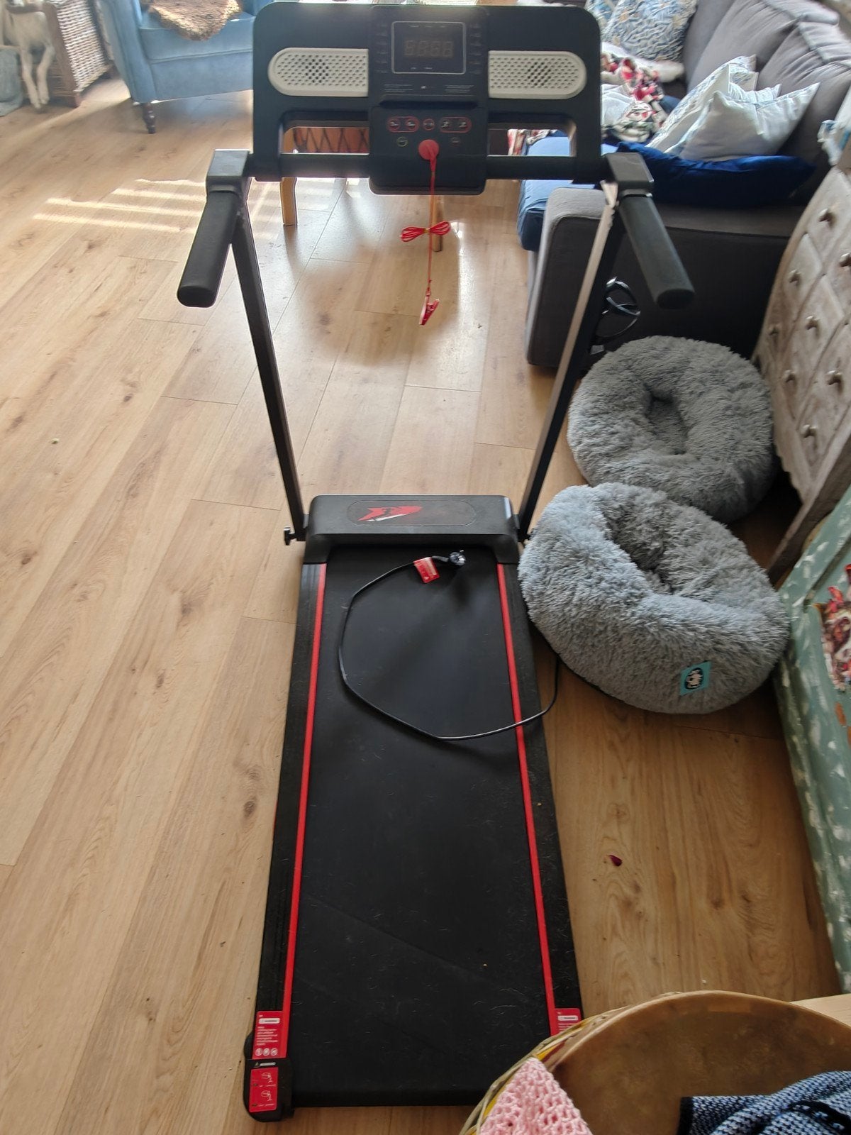 treadmill Compacte Loopband voor Thuisgebruik - Zo goed als, Ophalen, Zo goed als nieuw, Metaal, Loopband