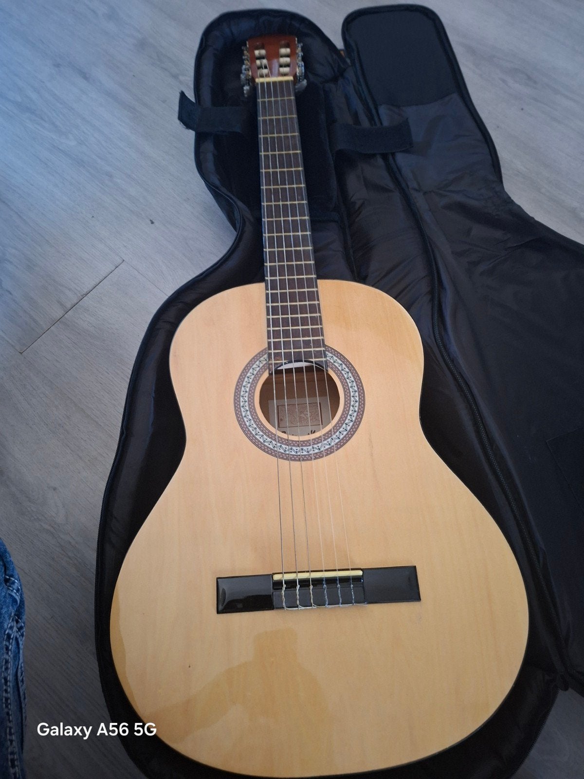 Santos y Mayor Klassieke Gitaar GSM 5 met hoes en stemfluit, Ophalen, Gebruikt, Klassieke of Spaanse gitaar, Met koffer