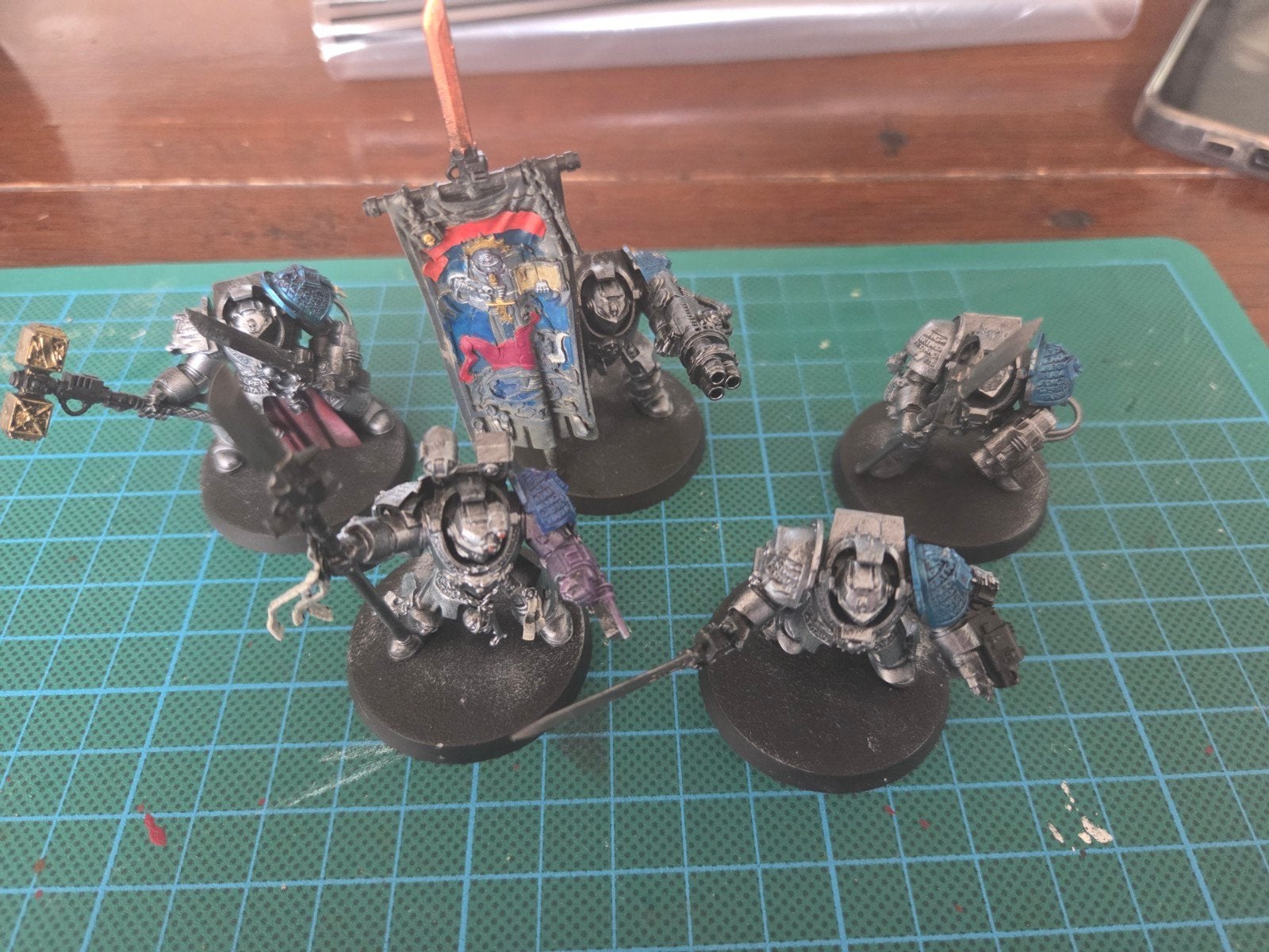 Grey Knights Terminators (1), Ophalen of Verzenden, Zo goed als nieuw, Warhammer