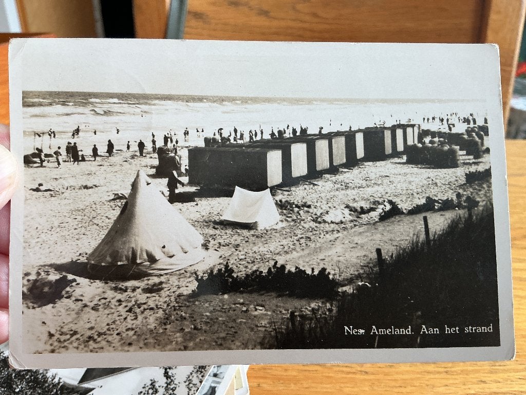Nes op Ameland kortebalk stempel, Verzenden, 1940 tot 1960, Gelopen, Waddeneilanden
