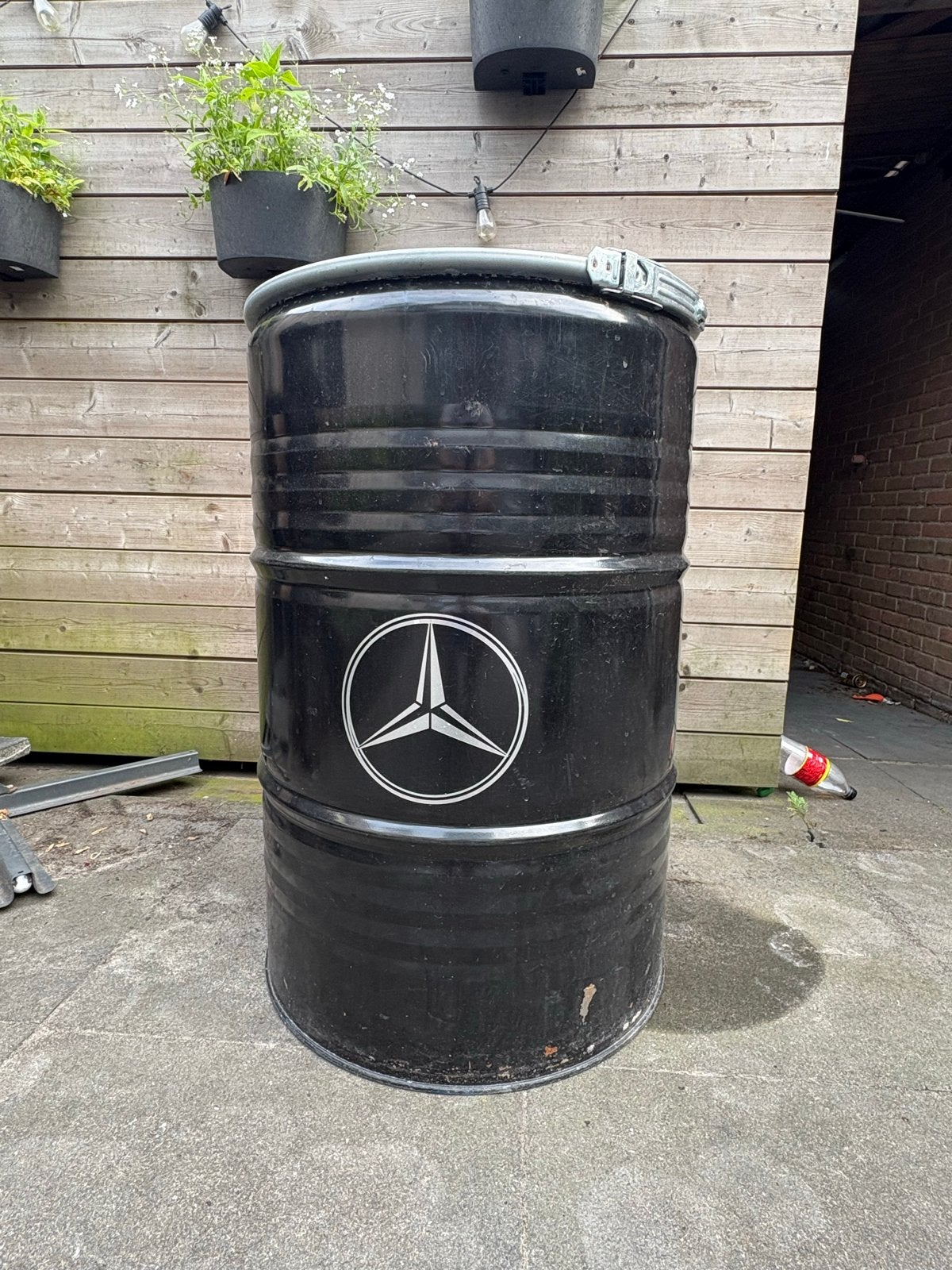 BarrelQ Olievat BBQ Mercedes, Ophalen, Gebruikt