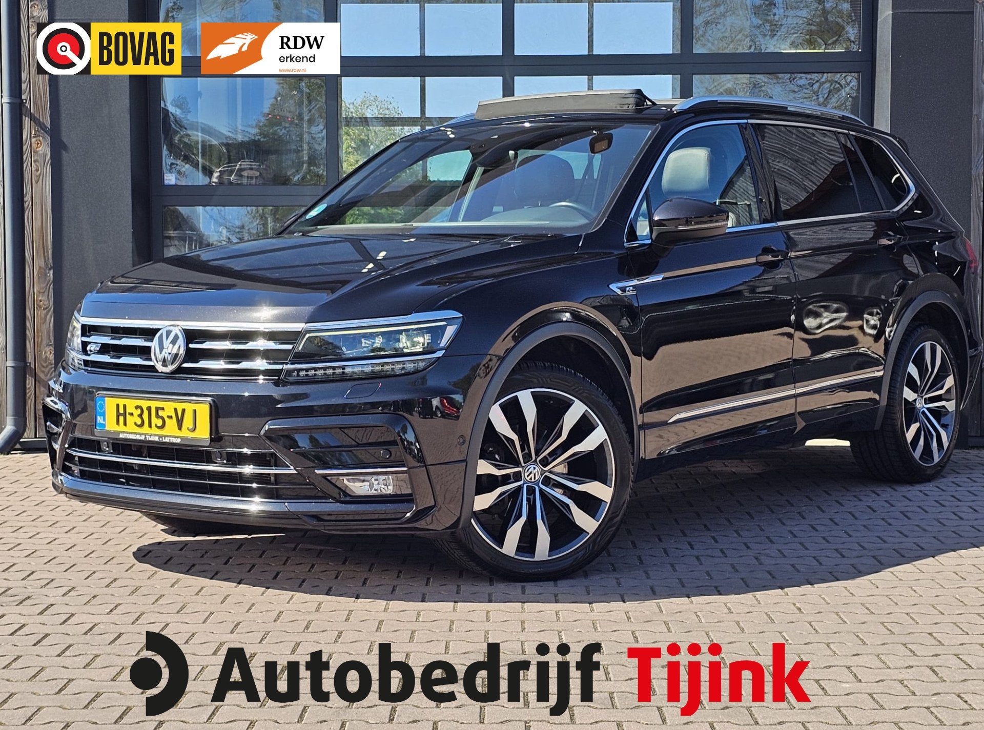 Volkswagen Tiguan Allspace 1.5 TSI Highline Business R-line, 7 stoelen, Zwart, Bedrijf, 93 €/maand
