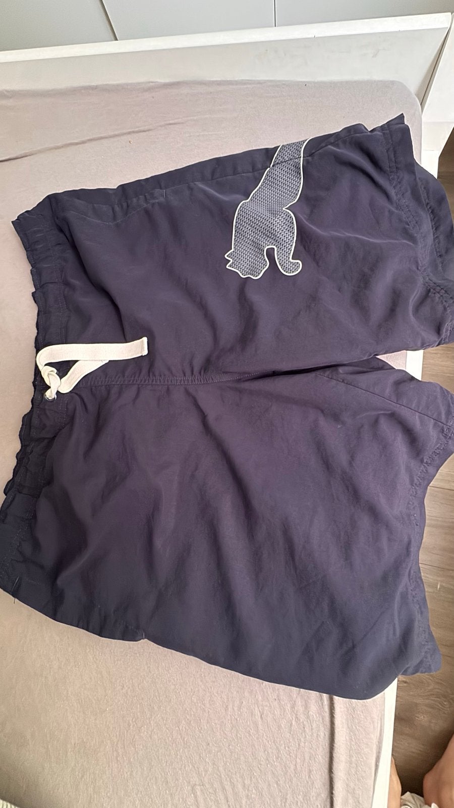 Puma Zwembroekje - Donkerblauw met Wit Logo, Maat 52/54 (L), Blauw, Ophalen of Verzenden, Gedragen