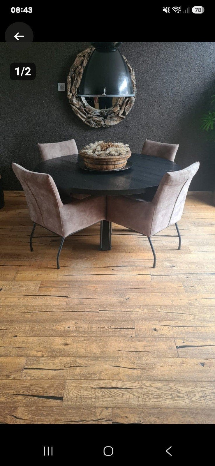 4 zgan eetkamerstoelen!, Huis en Inrichting, Stoelen, Ophalen, Zo goed als nieuw