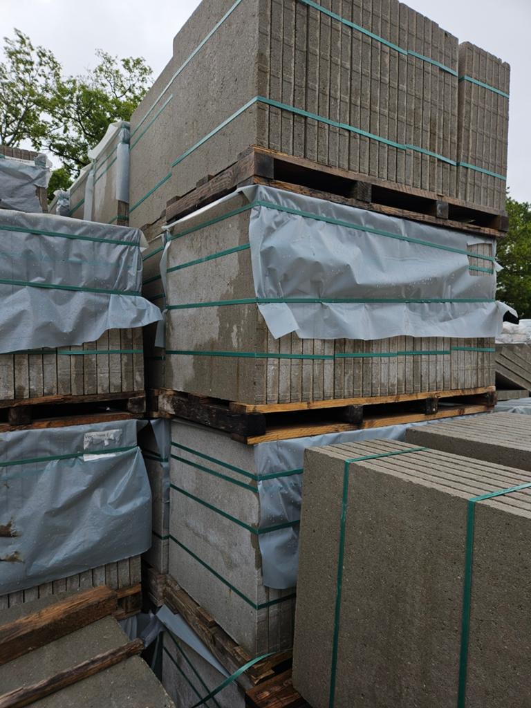 Betontegel 60x60x4 nature, Tuin en Terras, Ophalen, Nieuw, Beton, Terrastegels