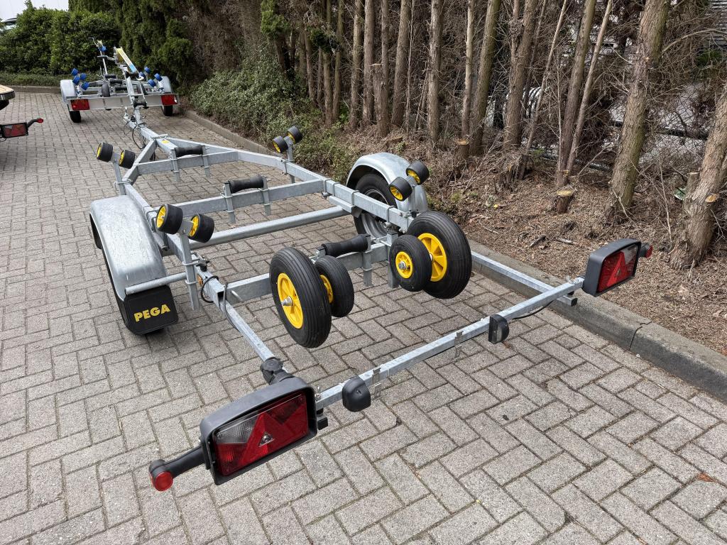Zeer Mooie! 'PEGA SH750' KANTEL TRAILER EUROLINER 750KG Bj21, Watersport en Boten, Boottrailers, Gebruikt