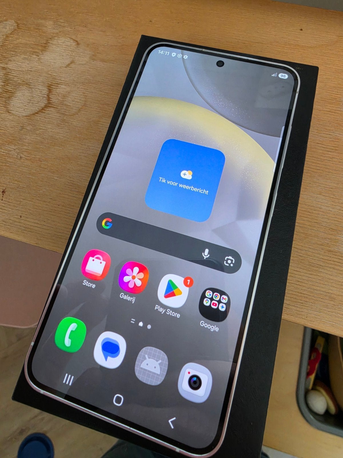 Samsung Galaxy S24 256GB Marble Gray - Zo goed als nieuw