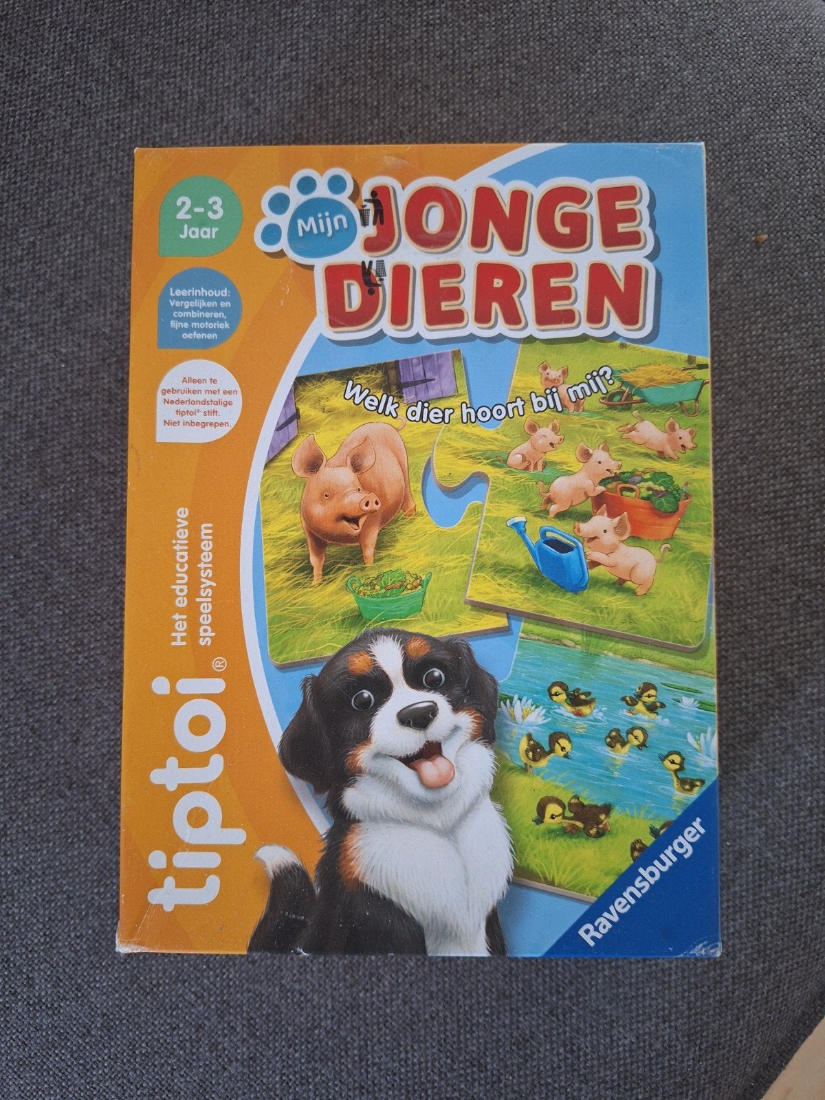 Tiptoi Mijn Jonge Dieren, zonder tiptoi pen, Kinderen en Baby's, Speelgoed | Educatief en Creatief, Ophalen, Gebruikt, Puzzelen