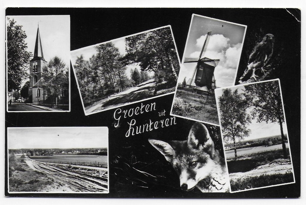 Lunteren Oude gelopen Ansichtkaart ( B5075 ), Ophalen of Verzenden, Voor 1920, Gelopen, Gelderland