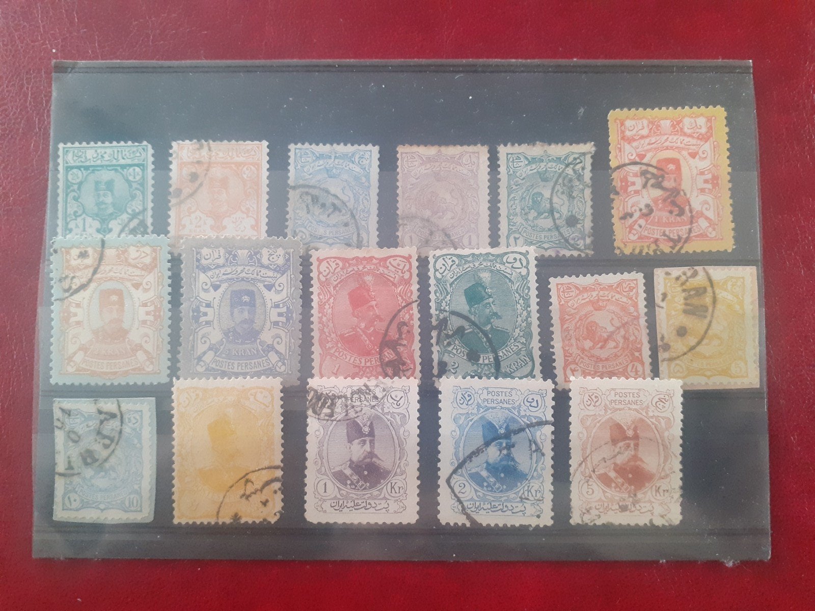 Iran: Pahlavi en Qajar postzegels collectie, Postzegels en Munten, Postzegels | Azië, Verzenden, Gestempeld, Midden-Oosten