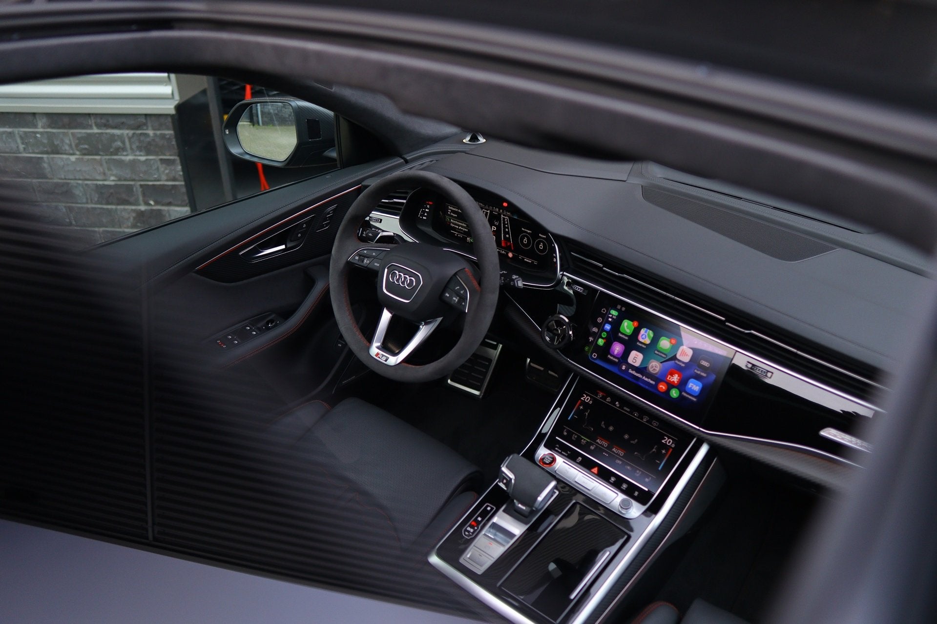Audi RS Q8 4.0 Performance 640 pk| Carbonpakket| B&O Advance, Auto's, Gebruikt, Zwart, Leder, Bedrijf