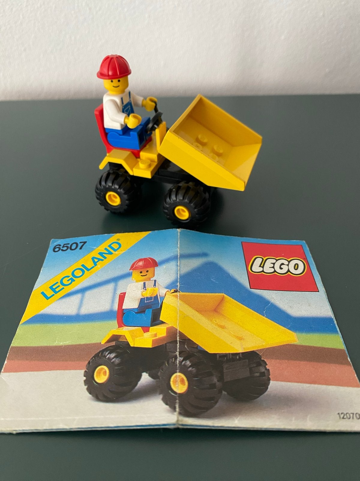 Vintage LEGO Legoland 6507 Dumper, Gebruikt, Lego, Ophalen of Verzenden, Compleet