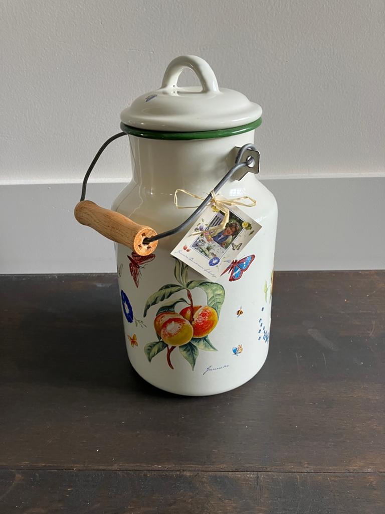 Melkbus met Bloemen en Vlinders van Janneke Brinkman - Zgan, Ophalen of Verzenden