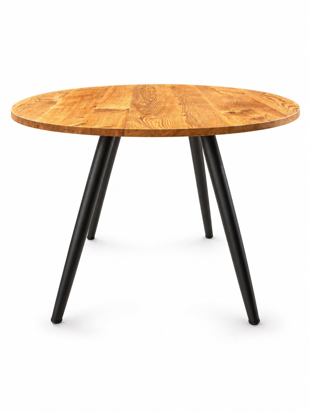 Ronde eiken eettafel Ø120 cm, 100 tot 150 cm, Nieuw, Ophalen of Verzenden, Modern