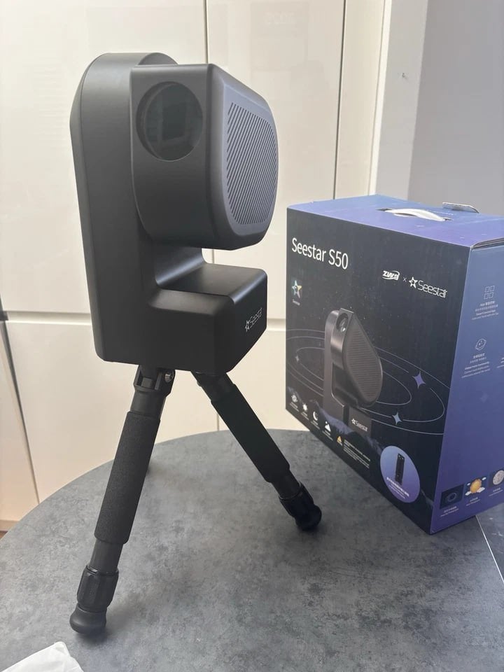 ZWO Seestar S50 Smart Teleskop, Ophalen of Verzenden, Zo goed als nieuw, Minder dan 80 mm, Onderdelen of Toebehoren
