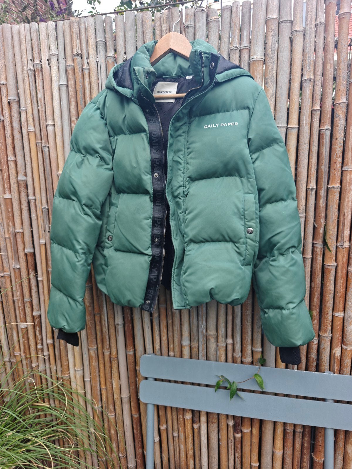 Daily Paper Puffer Jas Groen Maat XS, Daily Paper, Ophalen of Verzenden, Maat 34 (XS) of kleiner, Gedragen