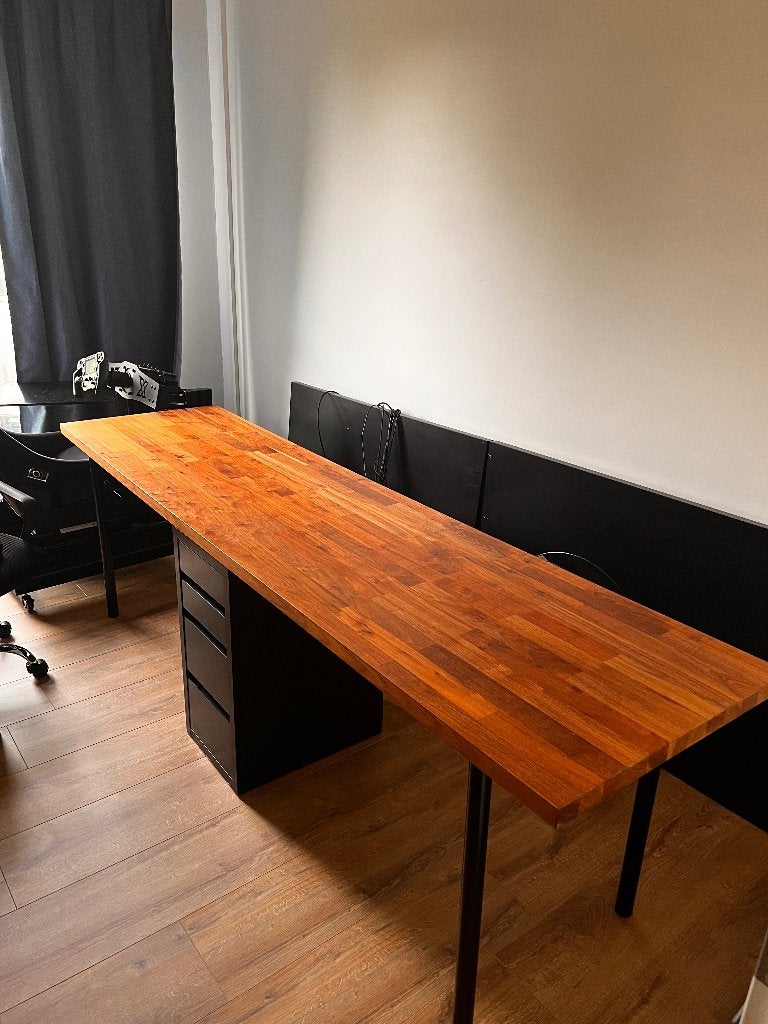 Ikea Karlby 246x3.8x63,5 cm bureablad/kookblad, Huis en Inrichting, Ophalen, Overige typen, Gebruikt, 63 cm