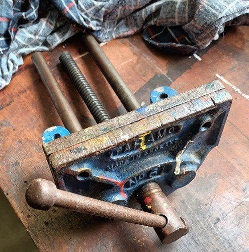 paramo no 61 meubelmakers bankschroef, Doe-het-zelf en Verbouw, Ophalen of Verzenden, Gebruikt