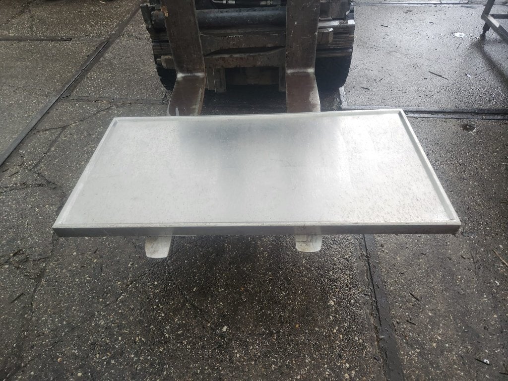 26134 - RVS werkblad, aanrechtblad, Huis en Inrichting, Ophalen, Gebruikt, Minder dan 100 cm, 50 tot 75 cm